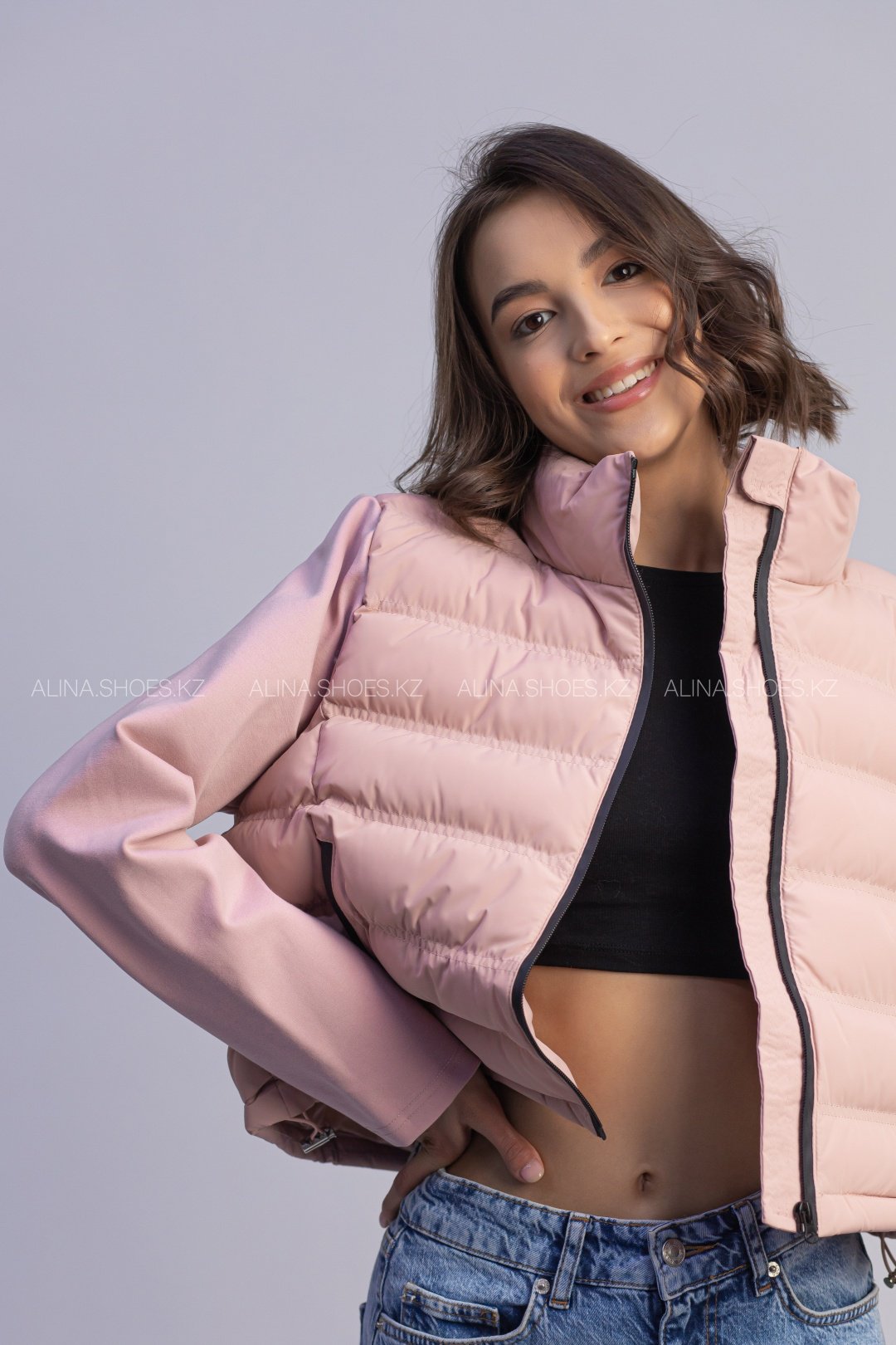 Демисезонная куртка alinashoes розовый купить,NaN