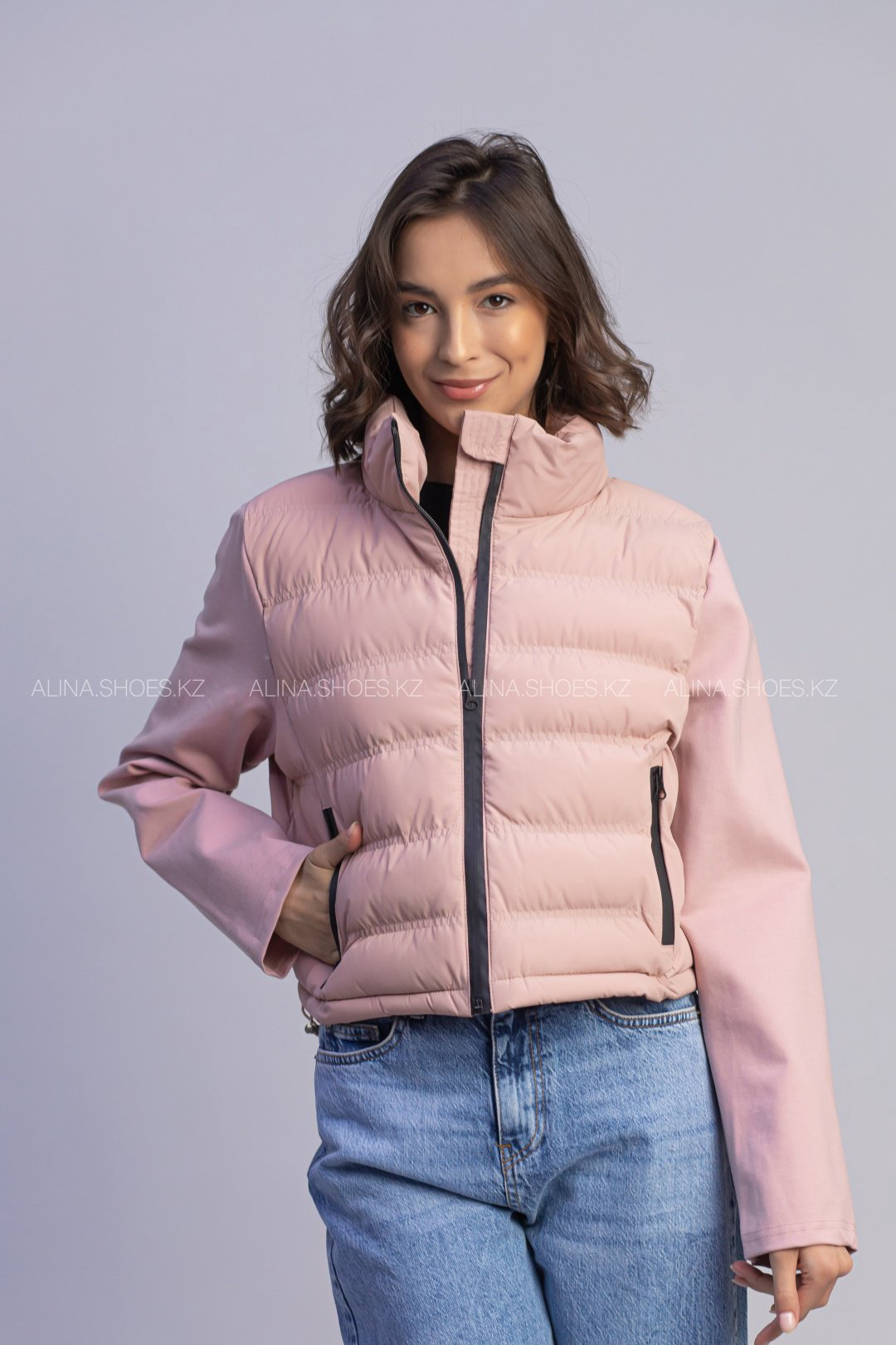 Демисезонная куртка alinashoes розовый купить,NaN