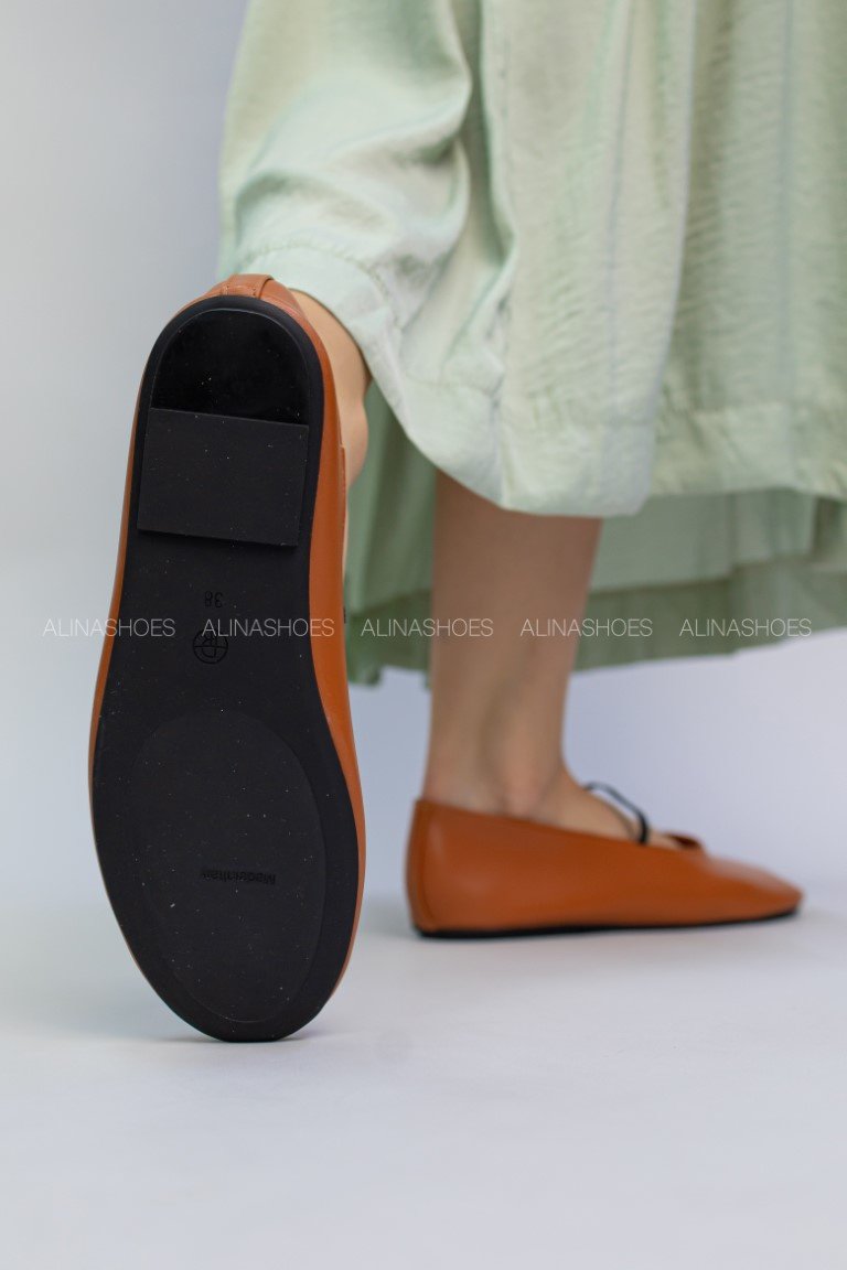 Балетки alinashoes brown 40 купить,NaN