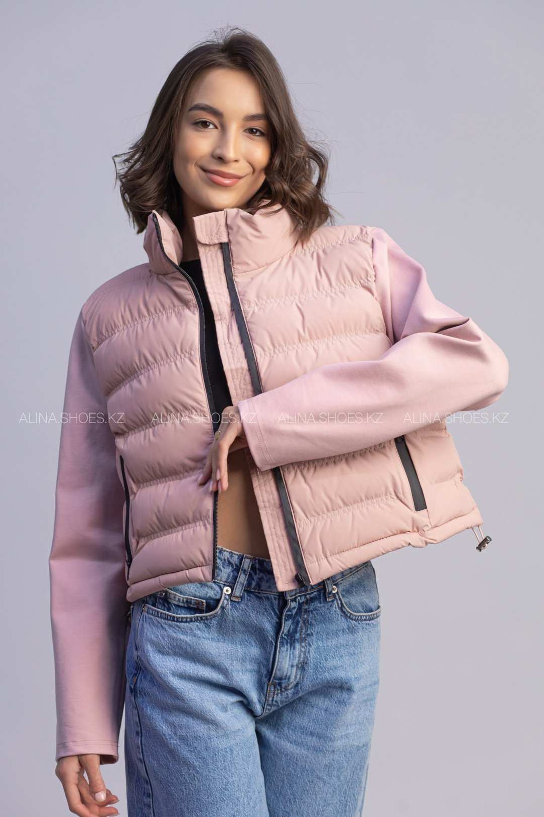 Демисезонная куртка alinashoes розовый купить,NaN