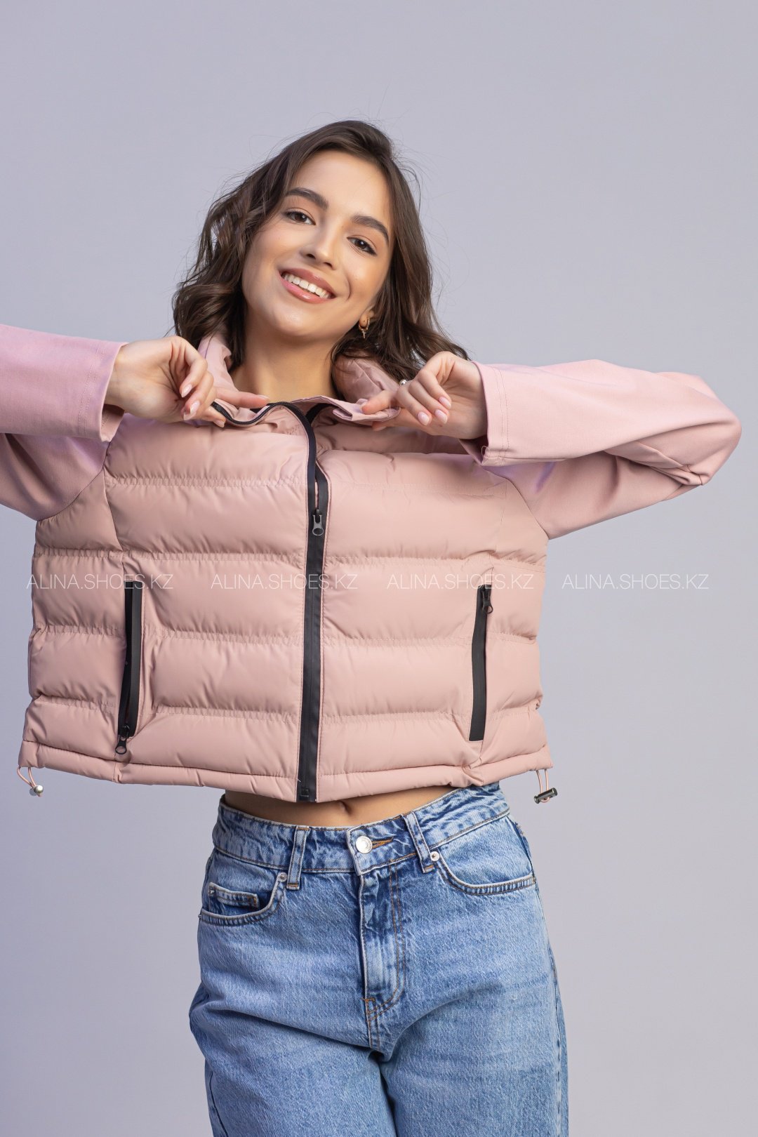 Демисезонная куртка alinashoes розовый купить,NaN
