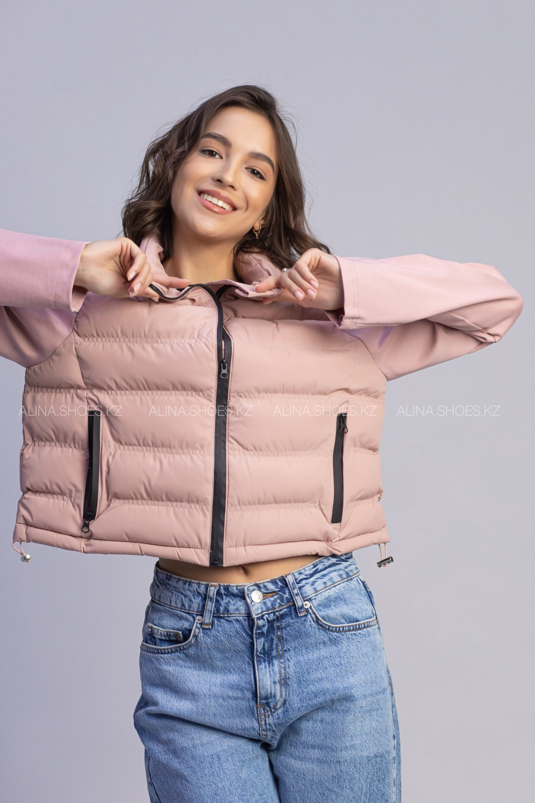 Демисезонная куртка alinashoes розовый купить,NaN