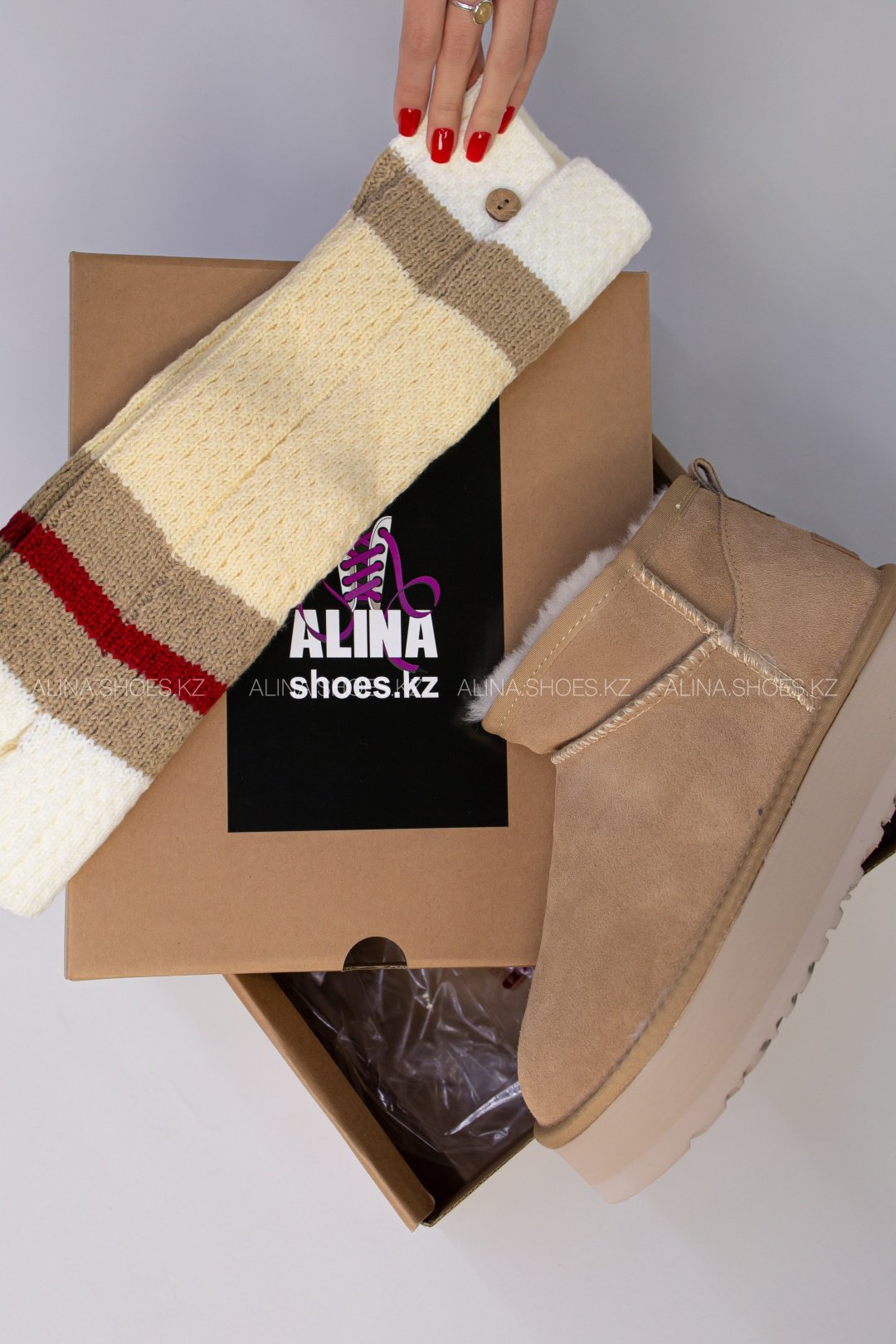 Угги alinashoes черный купить,NaN