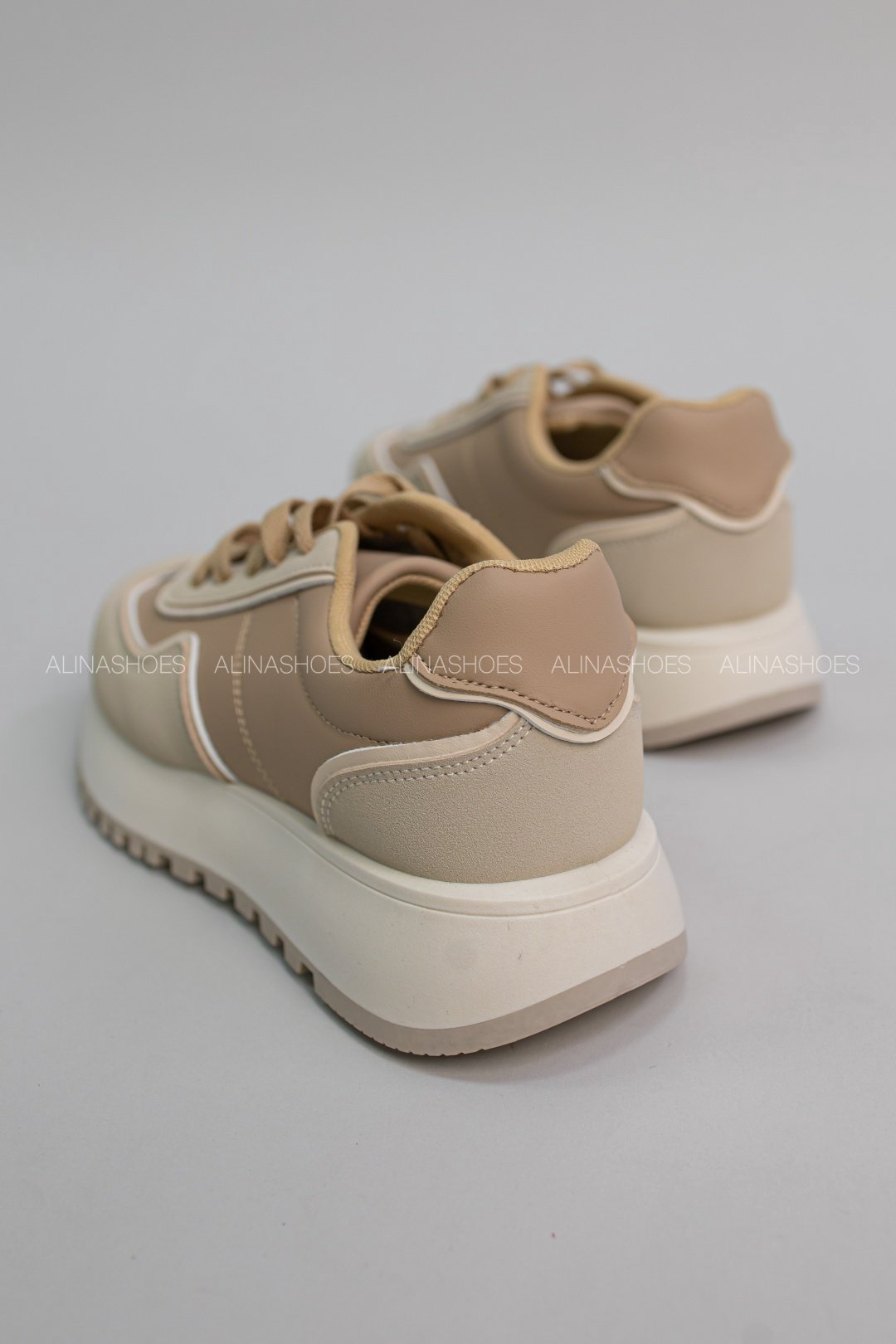 Кроссовки alinashoes бежевый купить,NaN