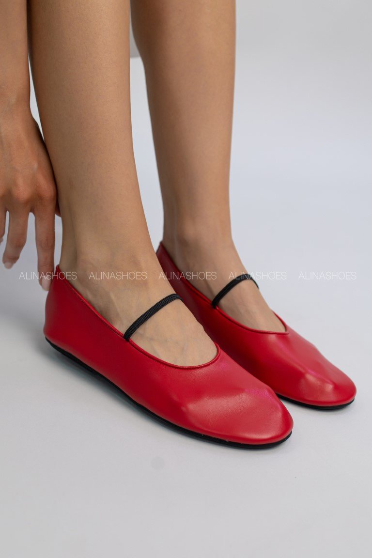 Балетки alinashoes red 38 купить,NaN
