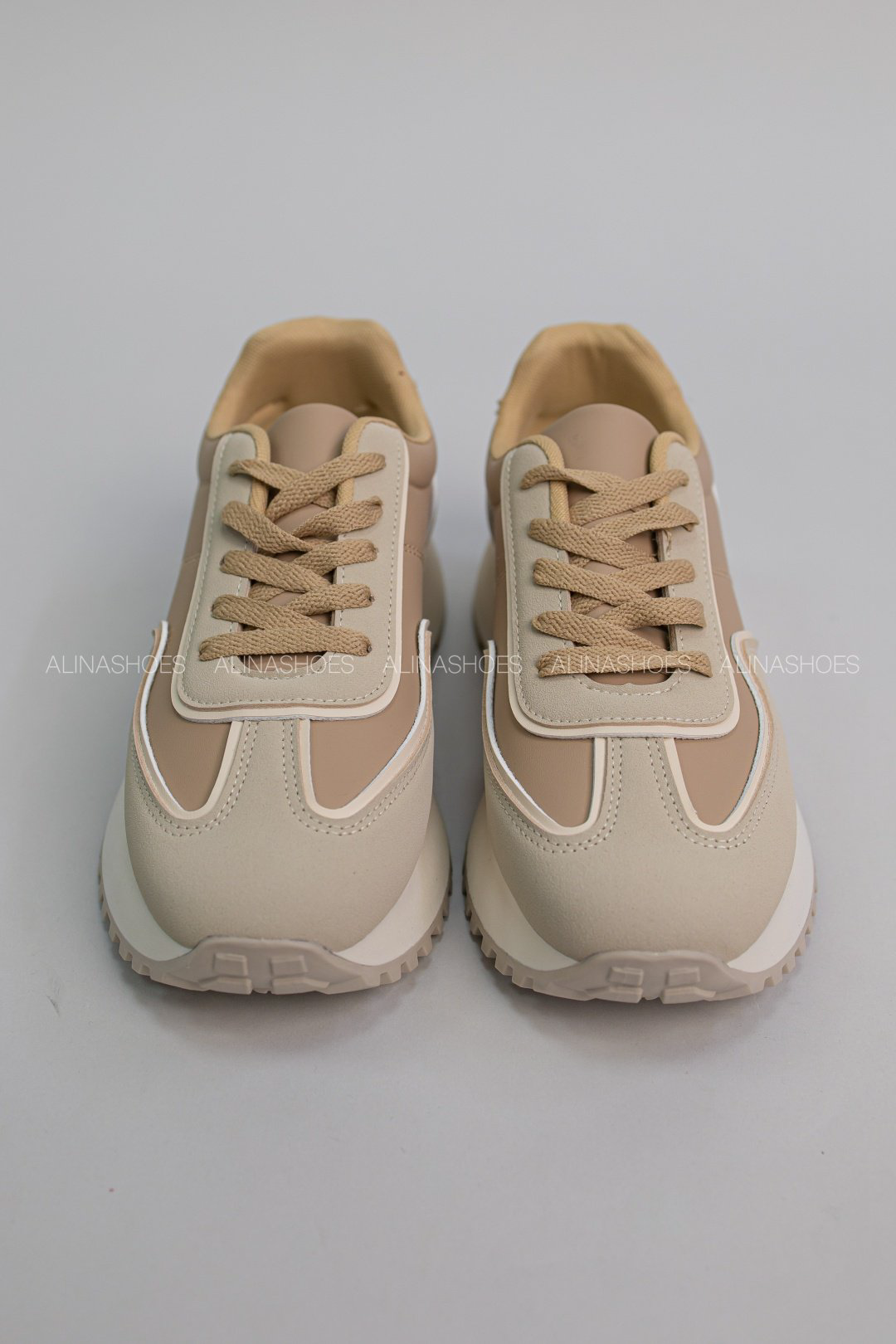 Кроссовки alinashoes бежевый купить,NaN