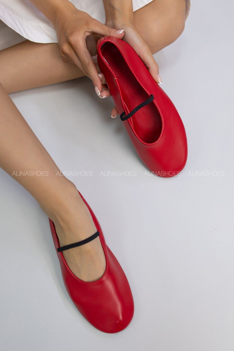 Балетки alinashoes red 38 купить,NaN