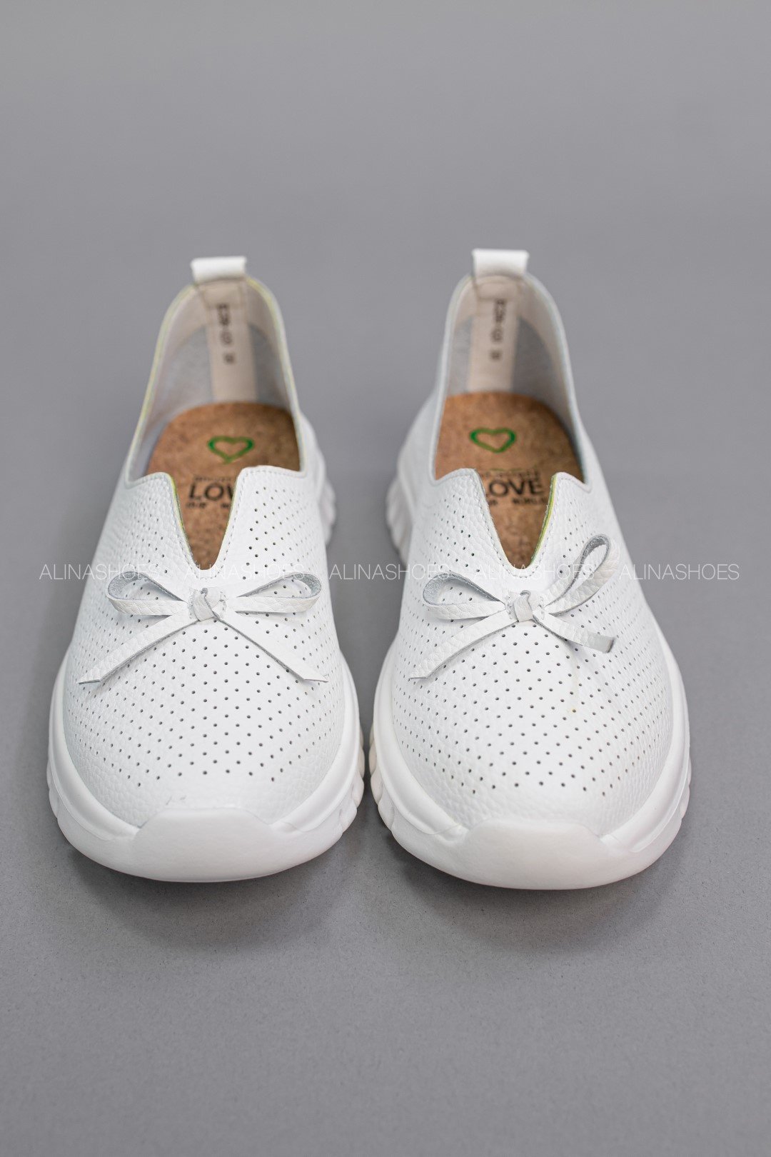Мокасины alinashoes белый купить,NaN