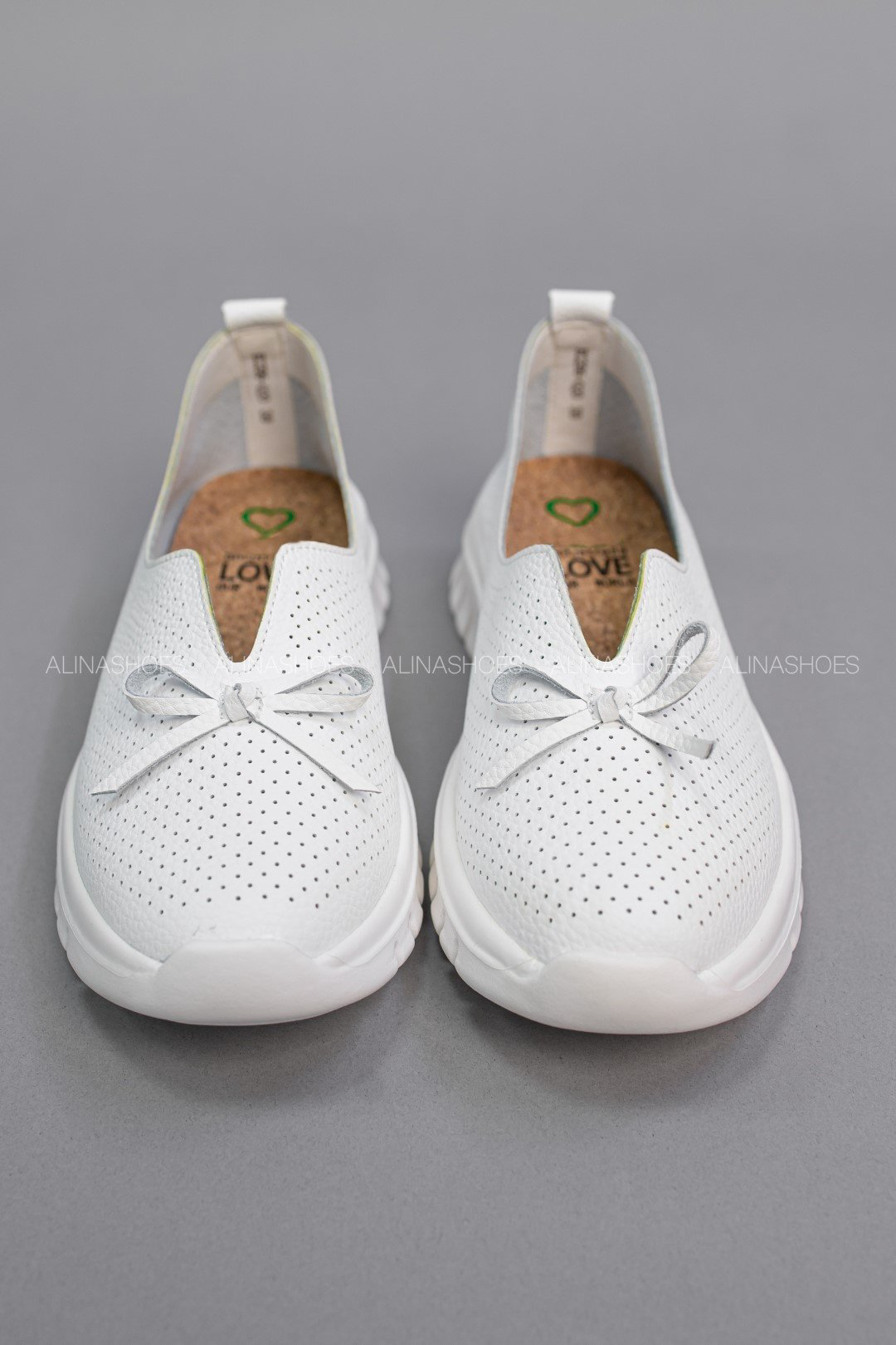 Мокасины alinashoes белый купить,NaN
