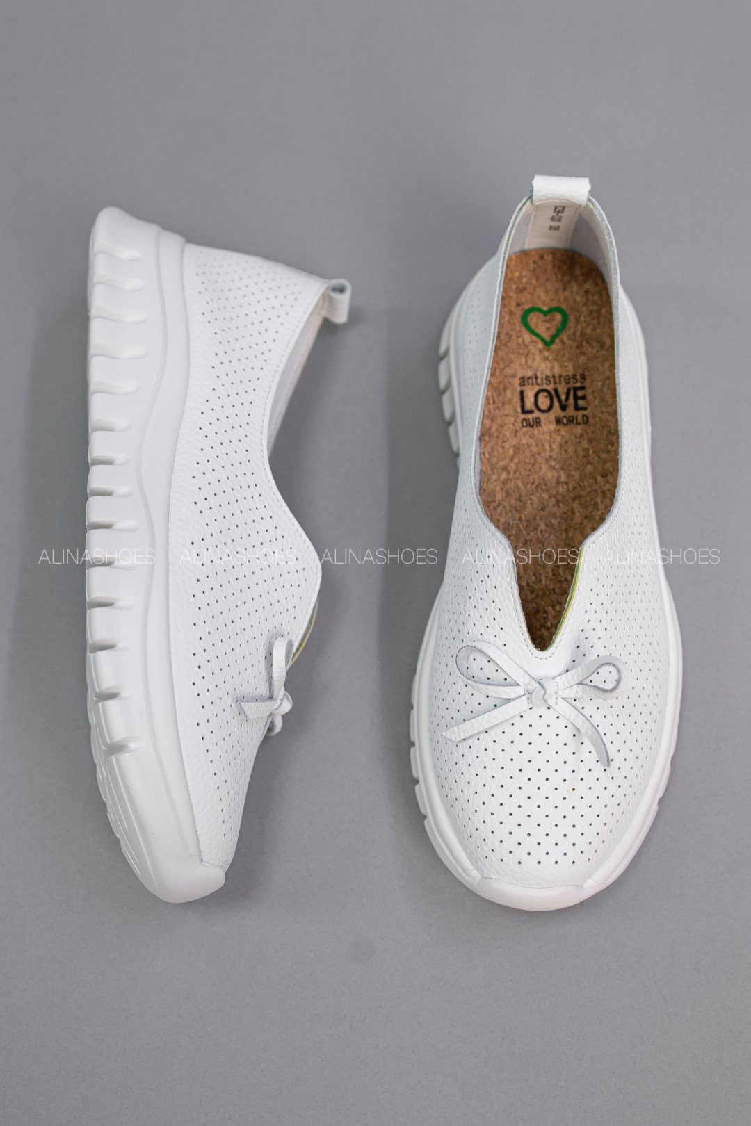 Мокасины alinashoes белый купить,NaN