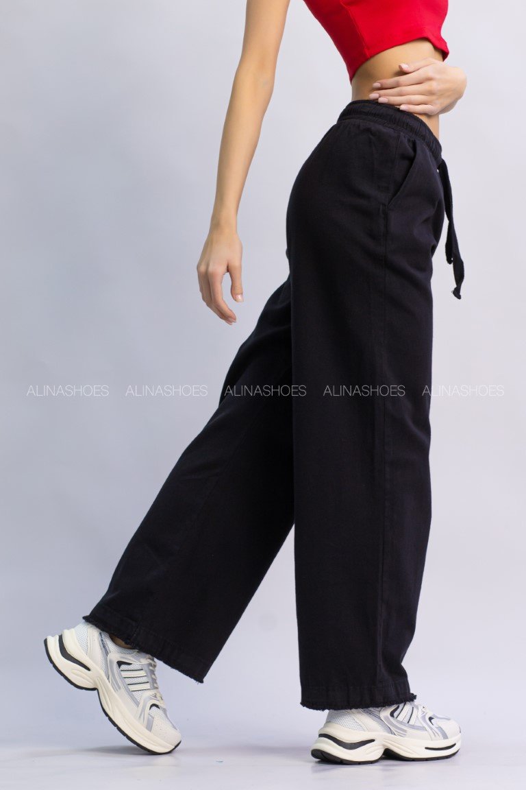 Джинсы прямые alinashoes черный купить,NaN