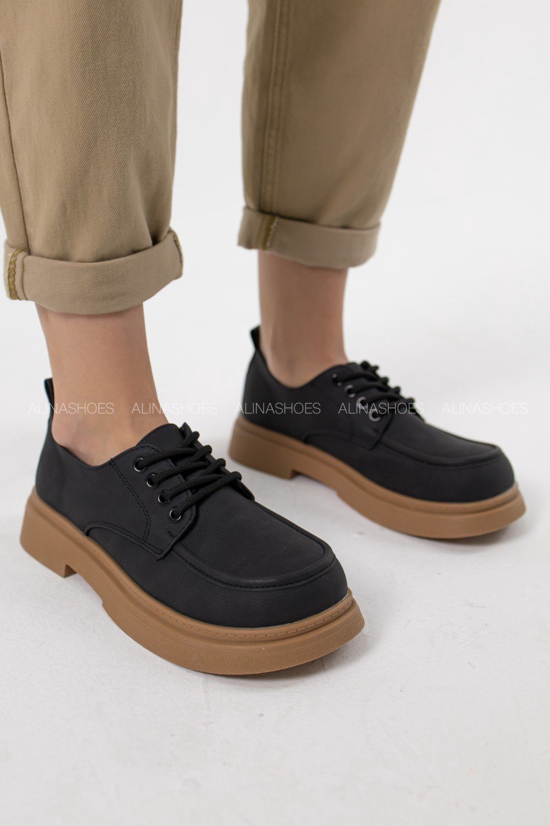Лоферы alinashoes black 36 купить,NaN