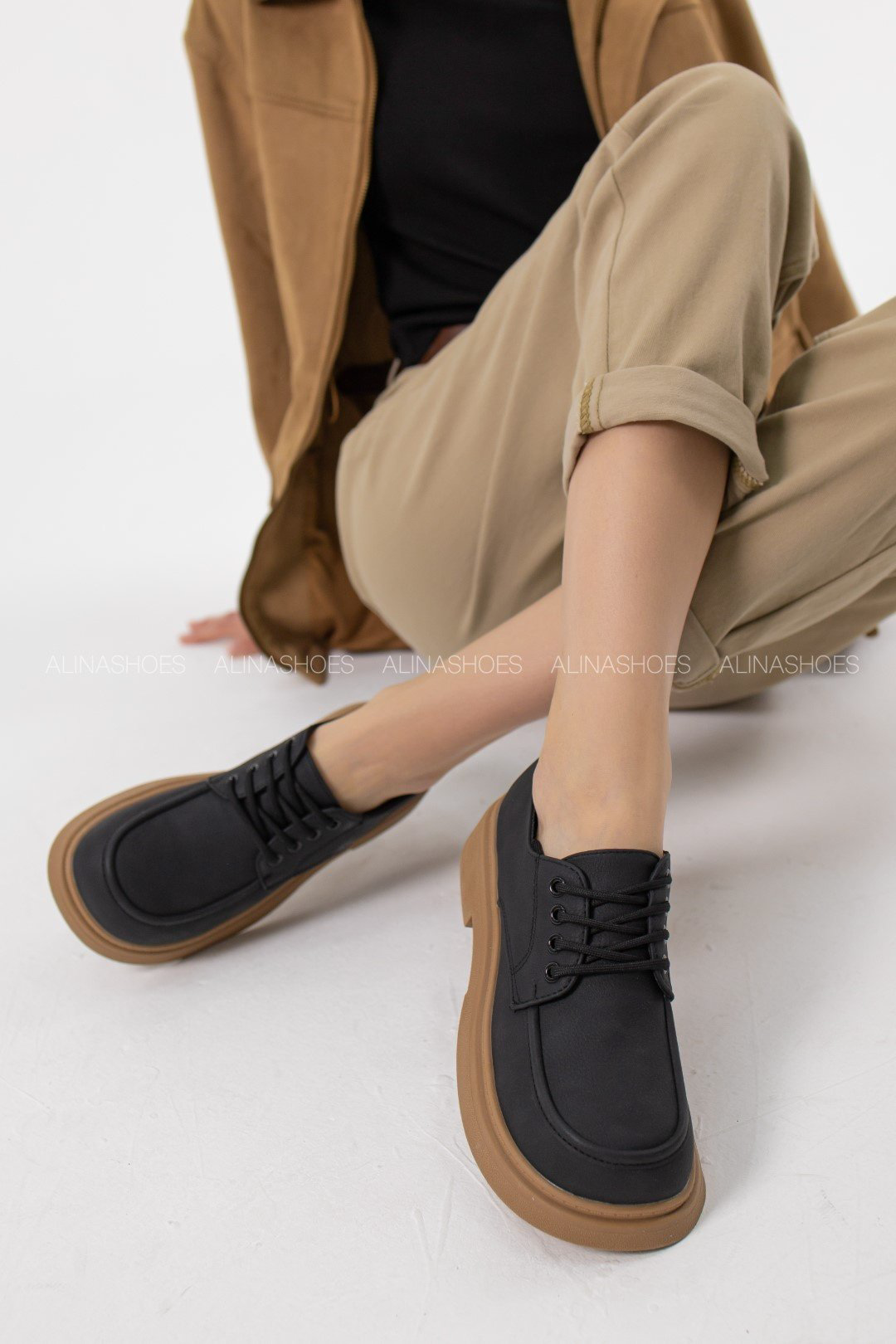 Лоферы alinashoes black 36 купить,NaN