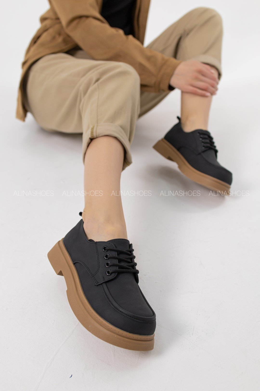 Лоферы alinashoes black 36 купить,NaN