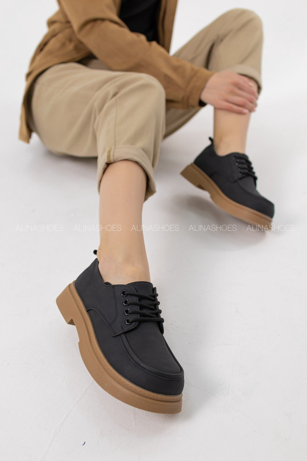 Лоферы alinashoes black 36 купить,NaN