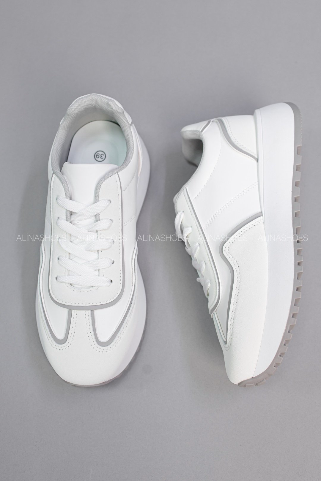 Кроссовки alinashoes белый купить,NaN
