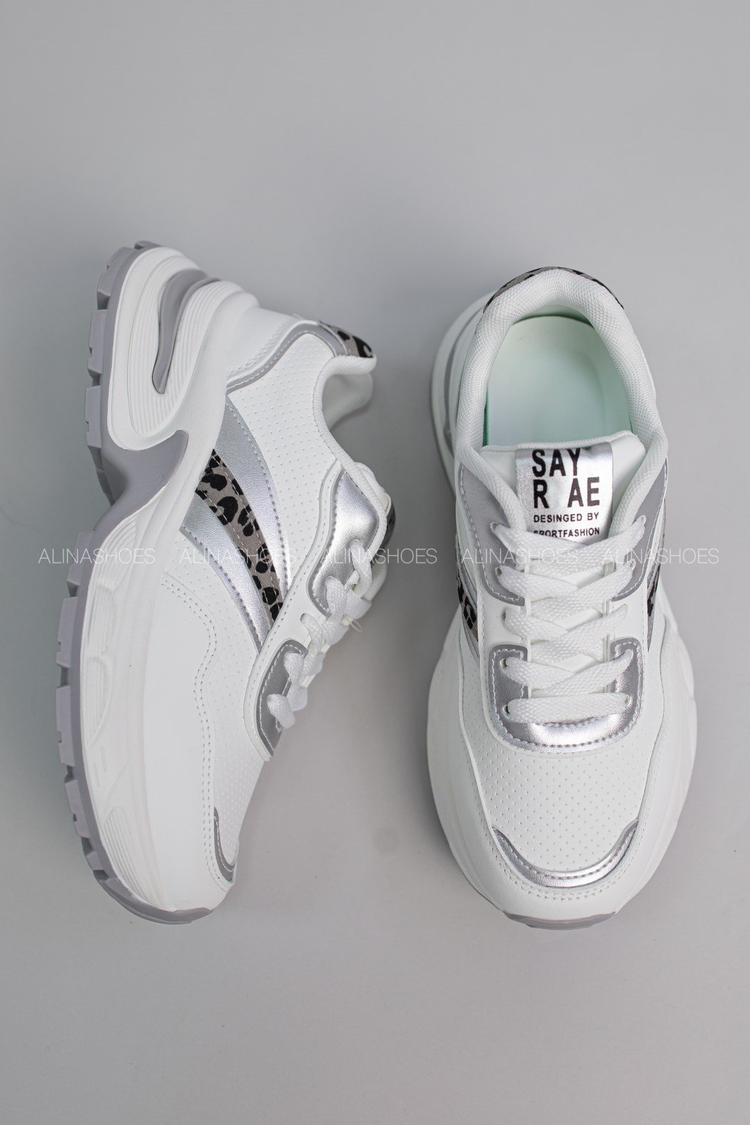 Кроссовки alinashoes серый купить,NaN