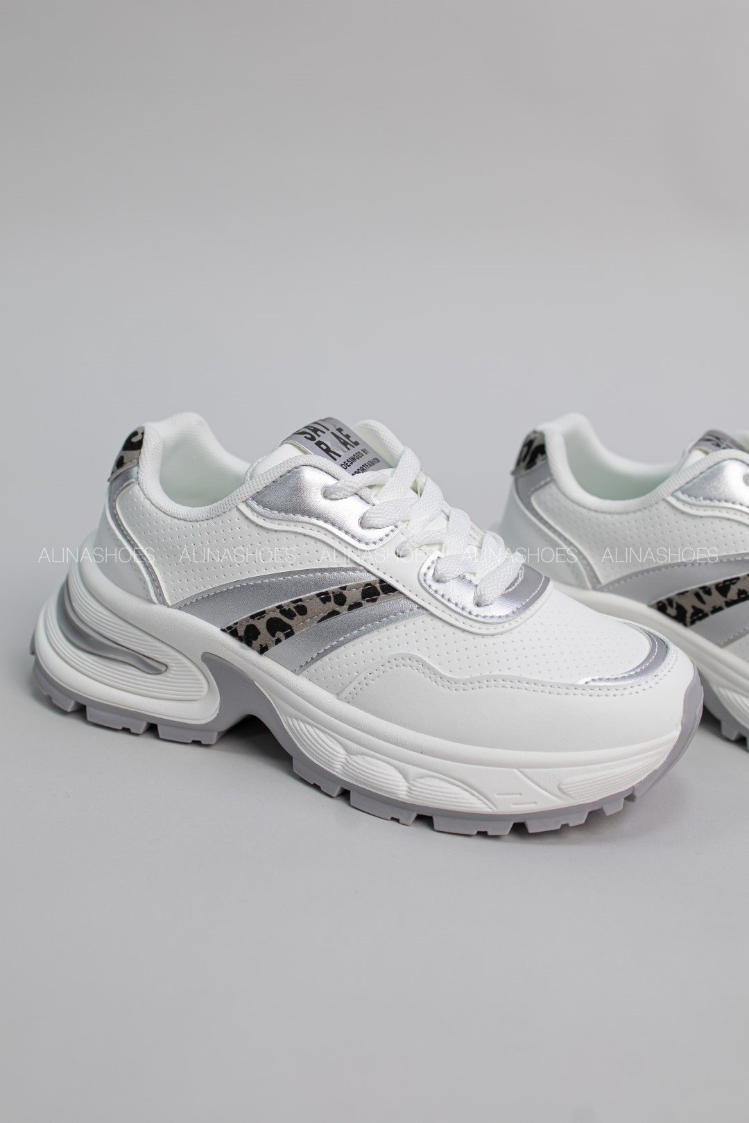 Кроссовки alinashoes серый купить,NaN
