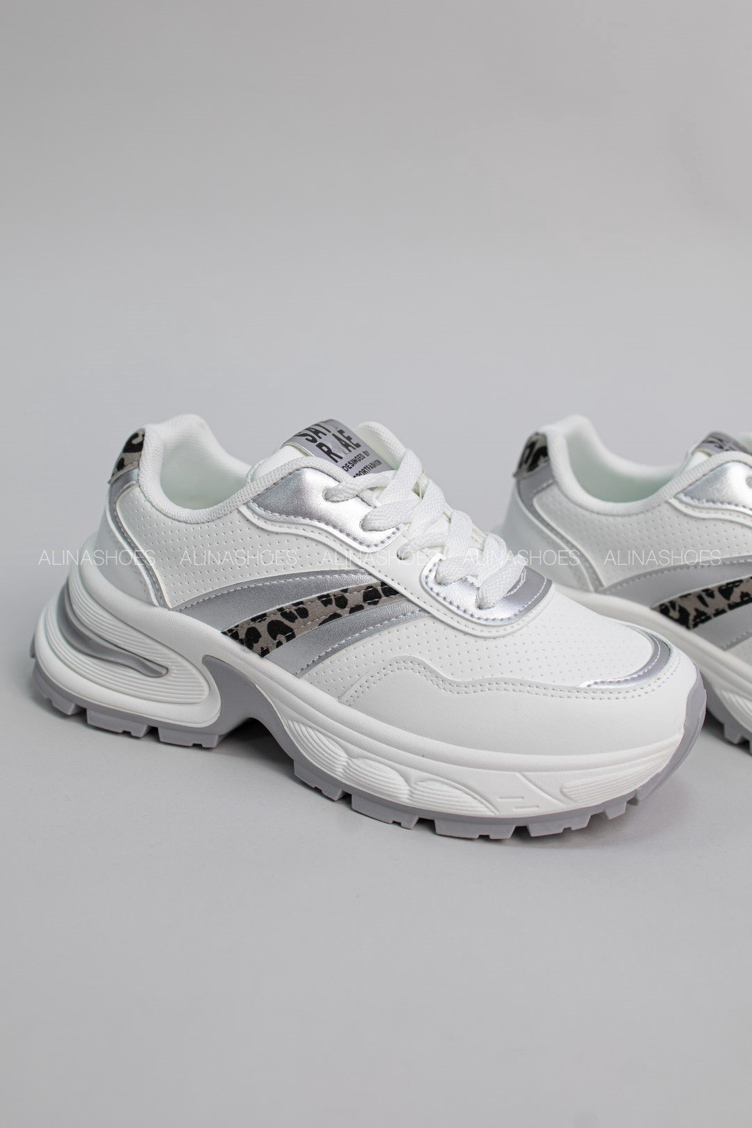 Кроссовки alinashoes серый купить,NaN