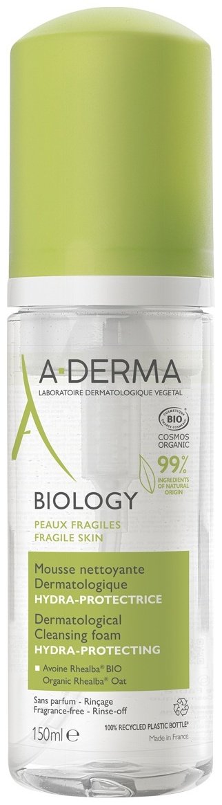 A-DERMA Biology Дерматологическая очищающая пенка 150 мл купить,NaN
