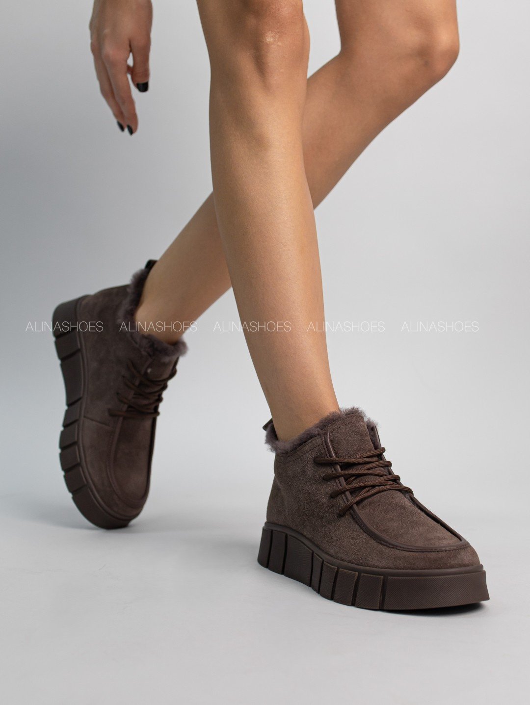 Кроссовки alinashoes коричневый купить,NaN