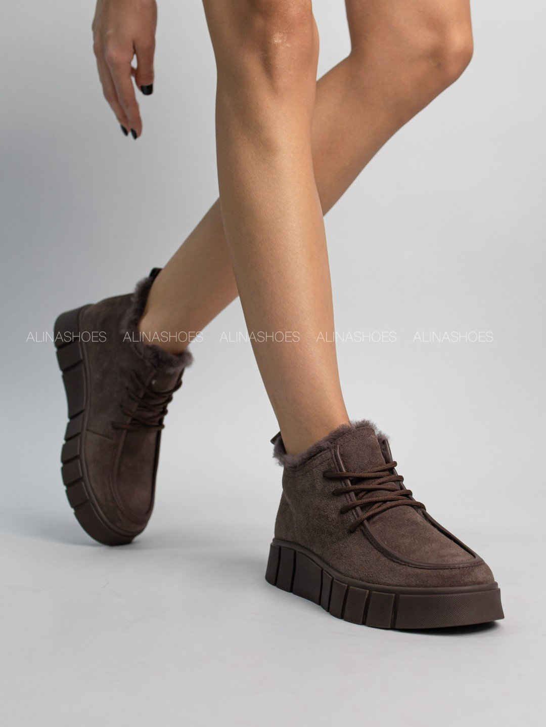 Кроссовки alinashoes коричневый купить,NaN