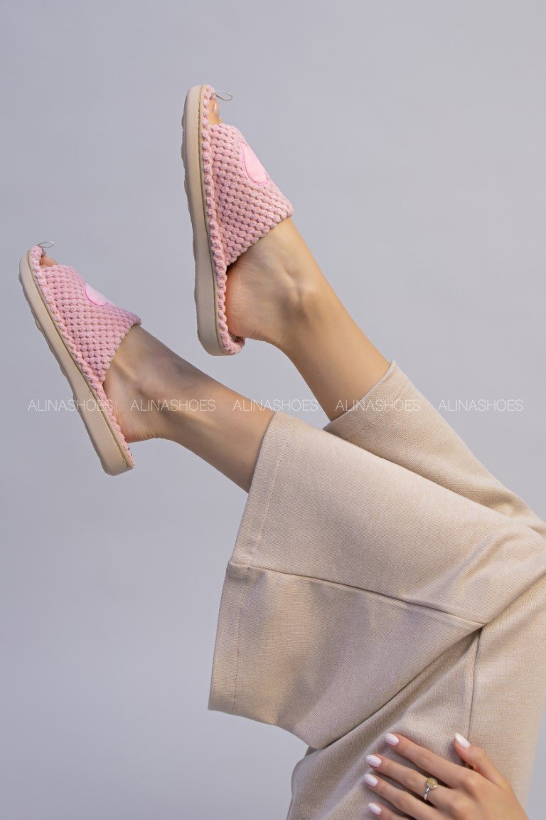 Тапочки alinashoes светло-розовый купить,NaN