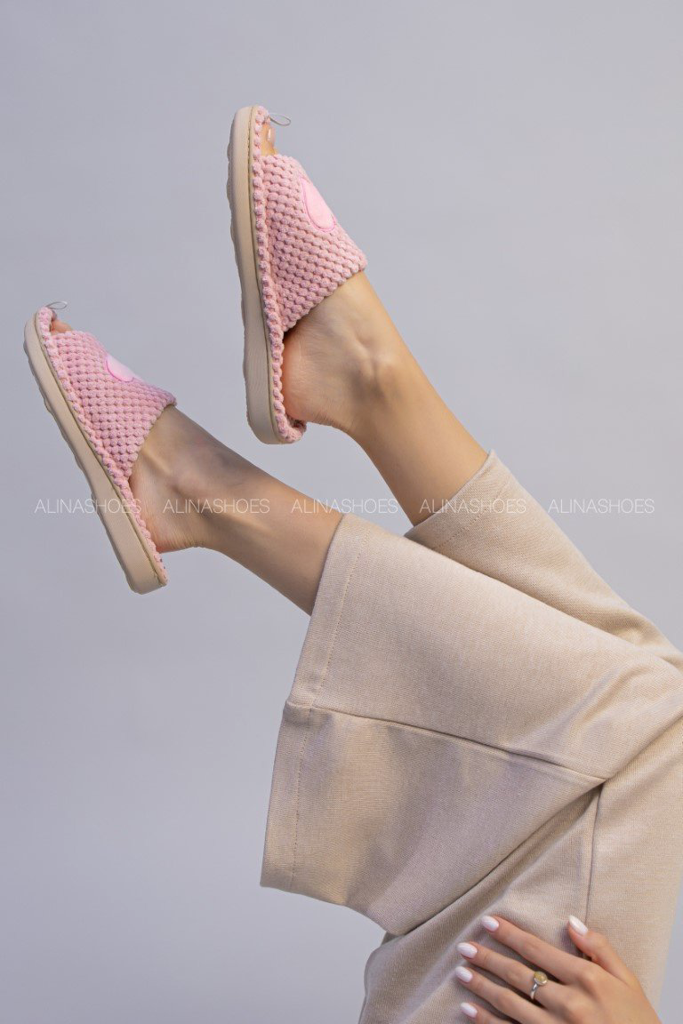 Тапочки alinashoes светло-розовый купить,NaN