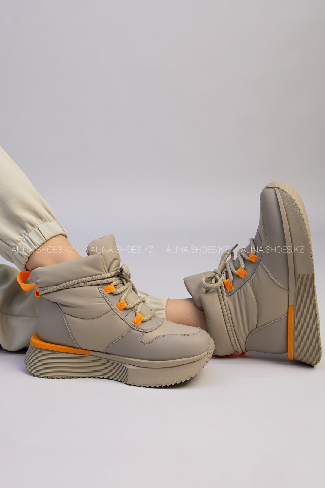Дутики alinashoes хаки купить,NaN