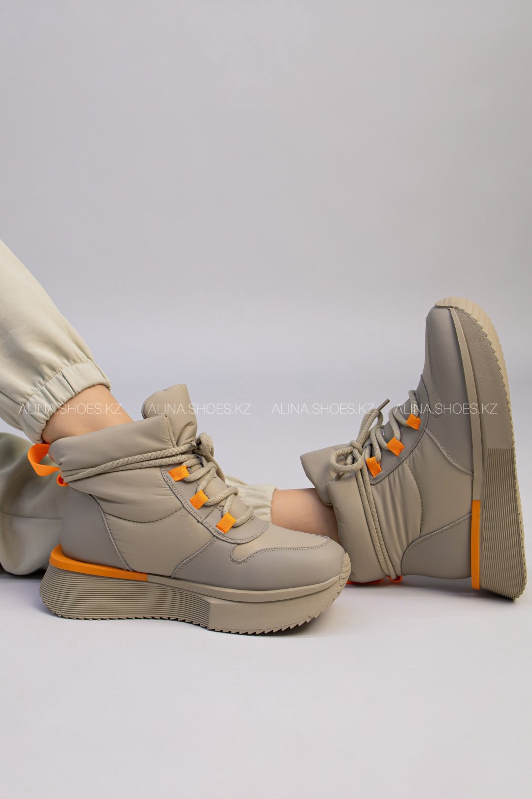 Дутики alinashoes хаки купить,NaN