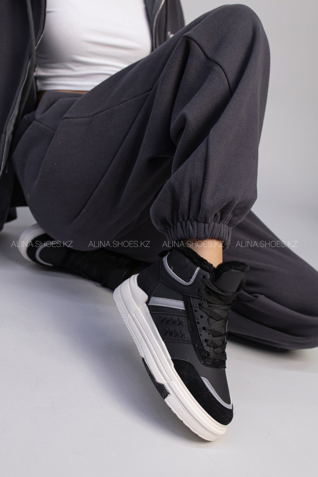 Кроссовки alinashoes черный купить,NaN