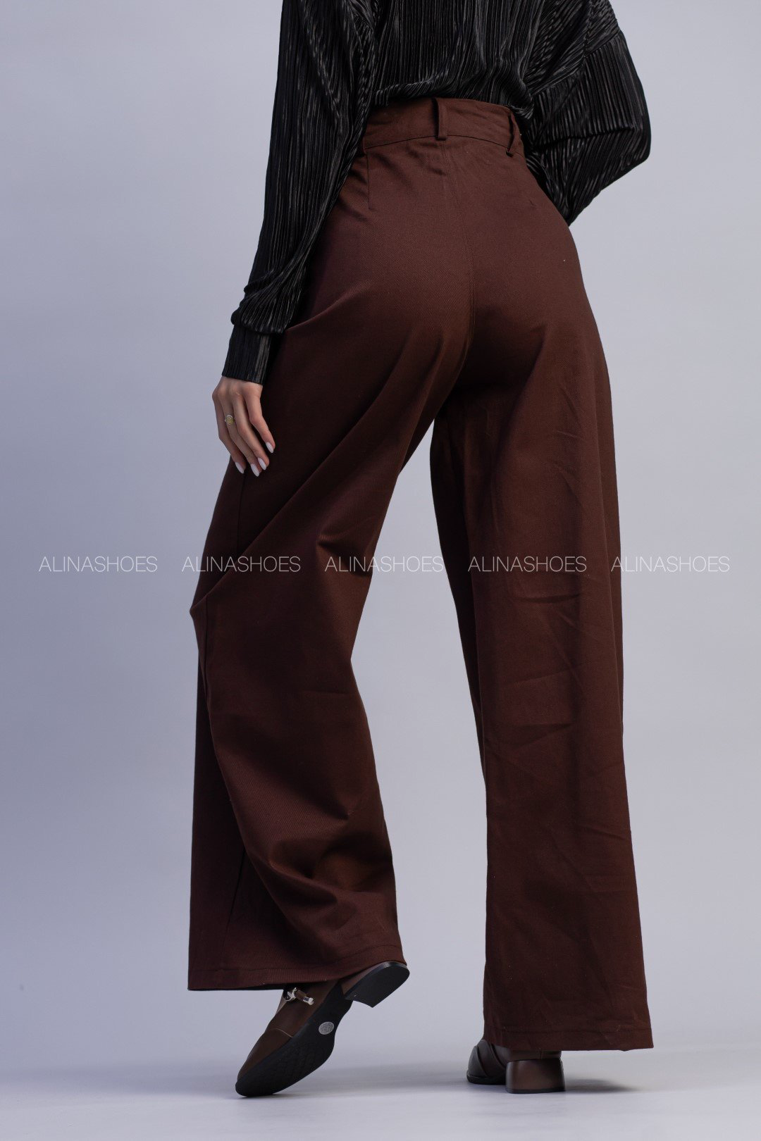 Повседневные брюки alinashoes коричневый купить,NaN