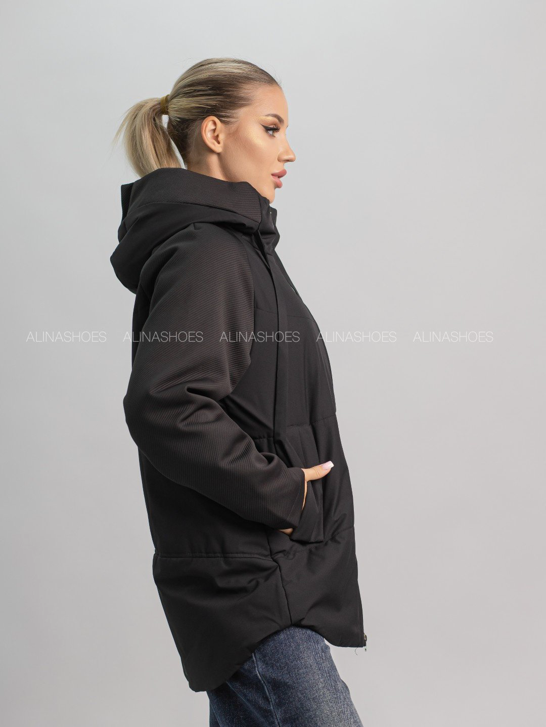 Зимняя куртка alinashoes черный купить,NaN