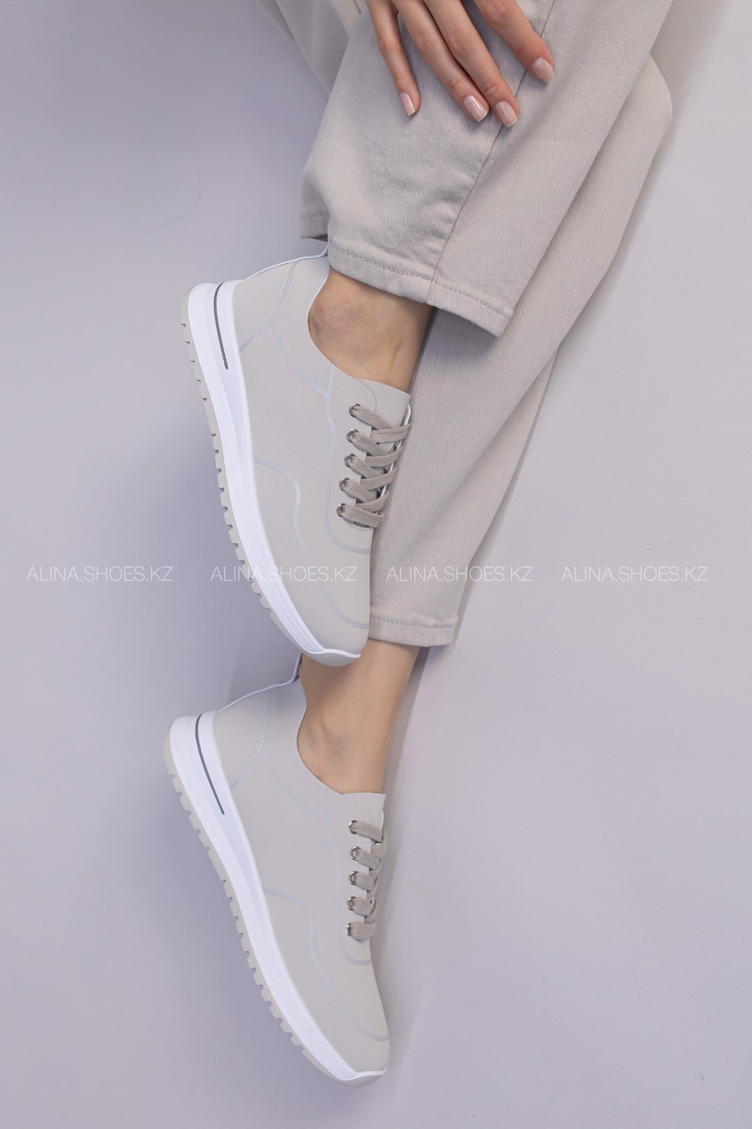 Кроссовки alinashoes бежевый купить,NaN