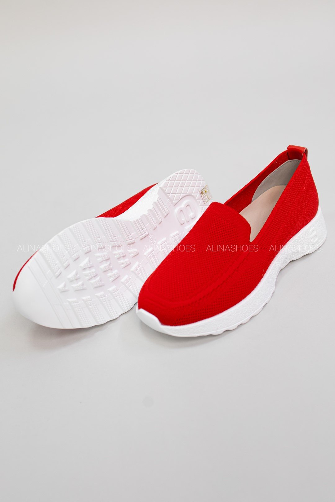 Мокасины alinashoes красный купить,NaN