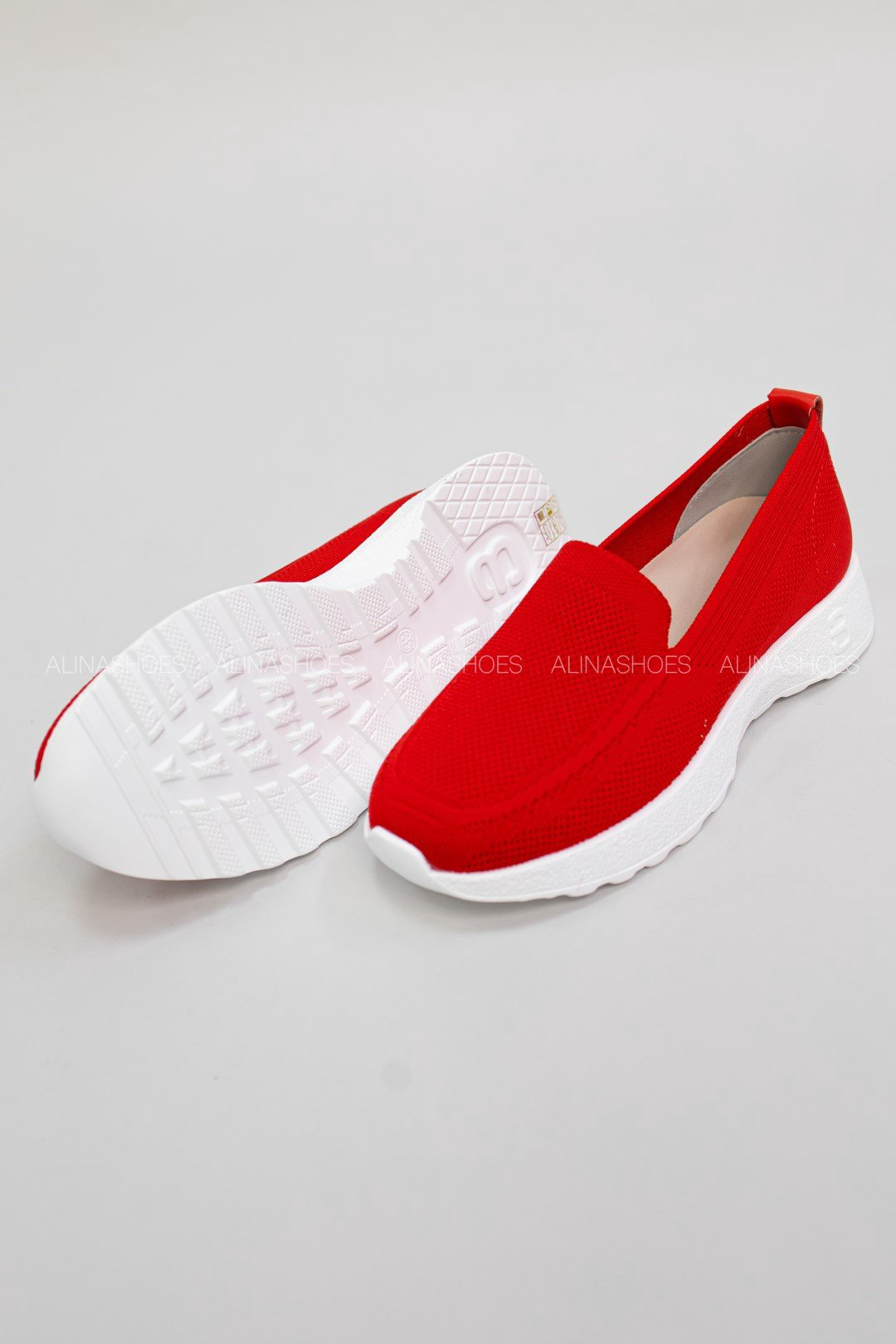 Мокасины alinashoes красный купить,NaN