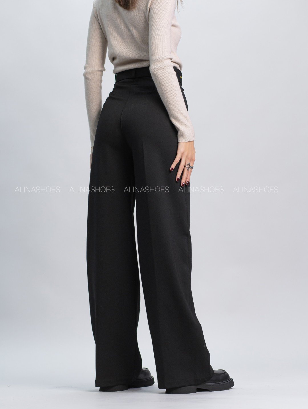Повседневные брюки alinashoes черный купить,NaN