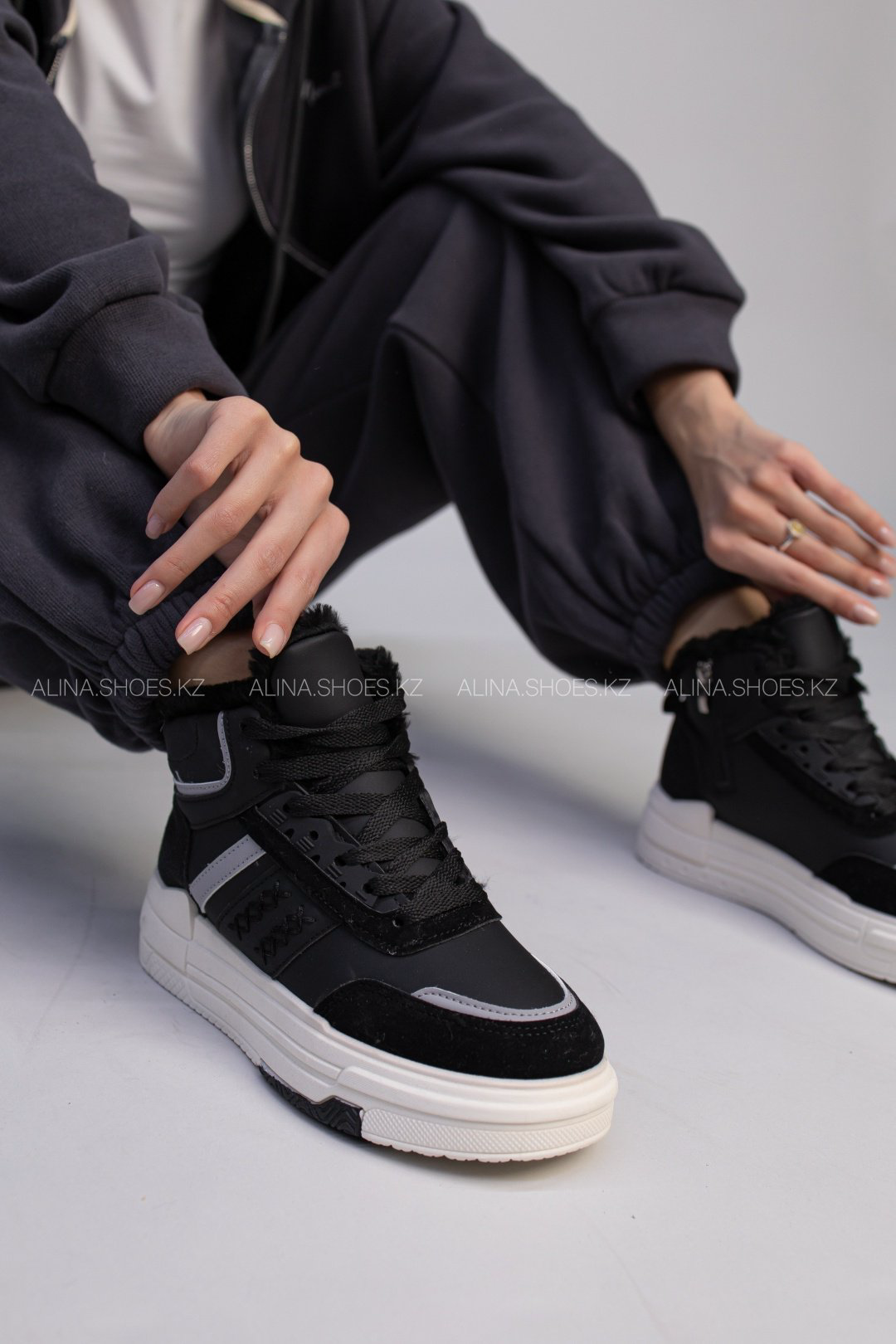 Кроссовки alinashoes черный купить,NaN