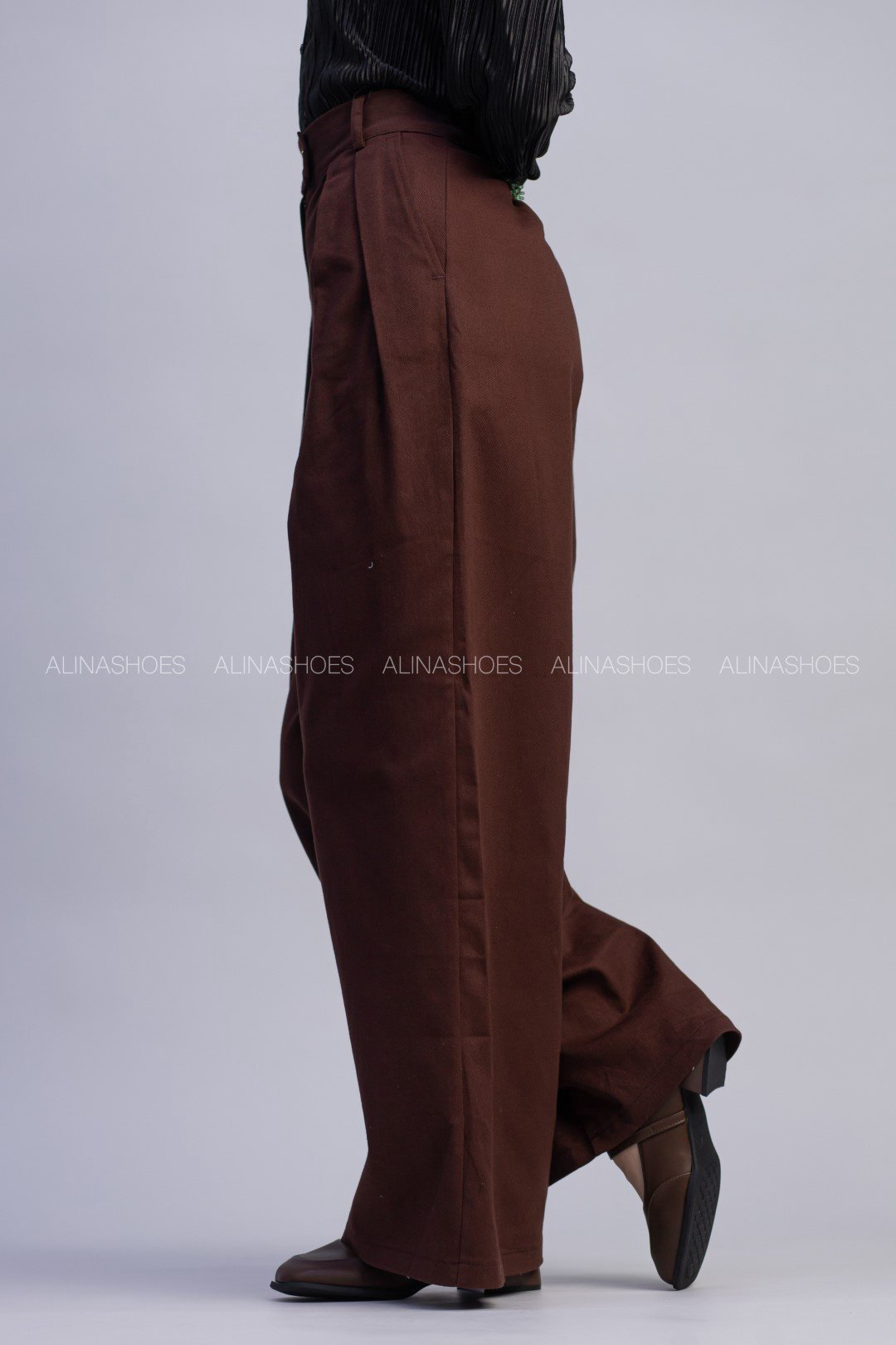 Повседневные брюки alinashoes коричневый купить,NaN
