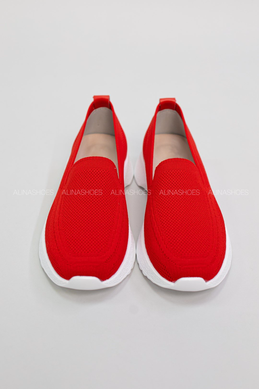 Мокасины alinashoes красный купить,NaN