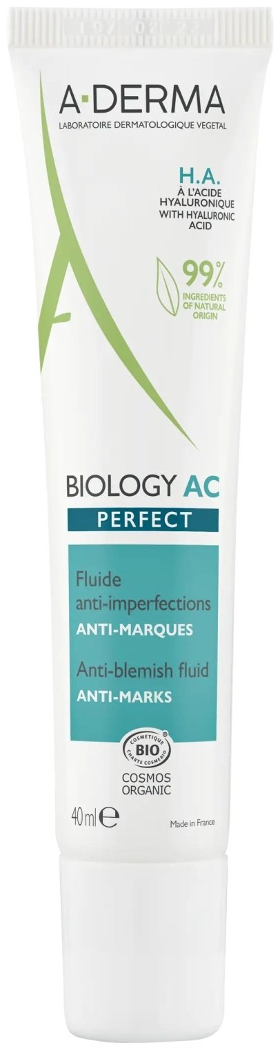 A-DERMA флюид Biology-AC Perfect для лица 40 мл купить,NaN