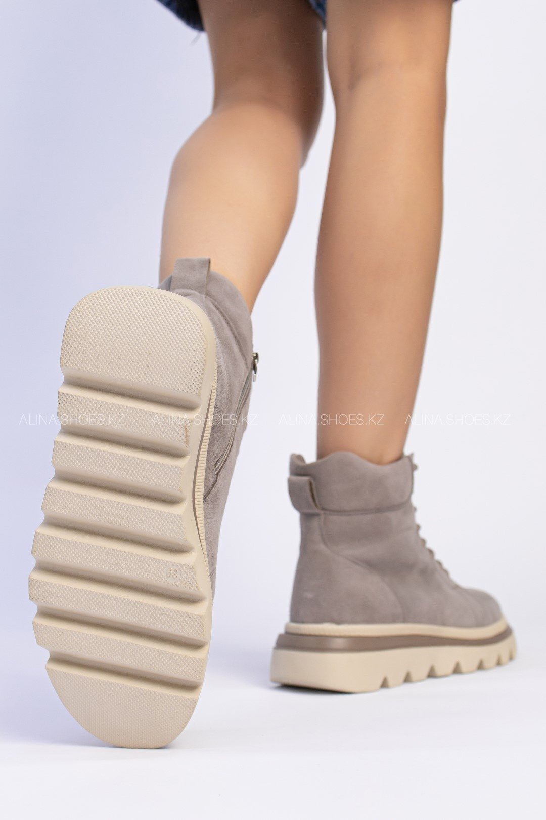 Ботинки alinashoes серый купить,NaN