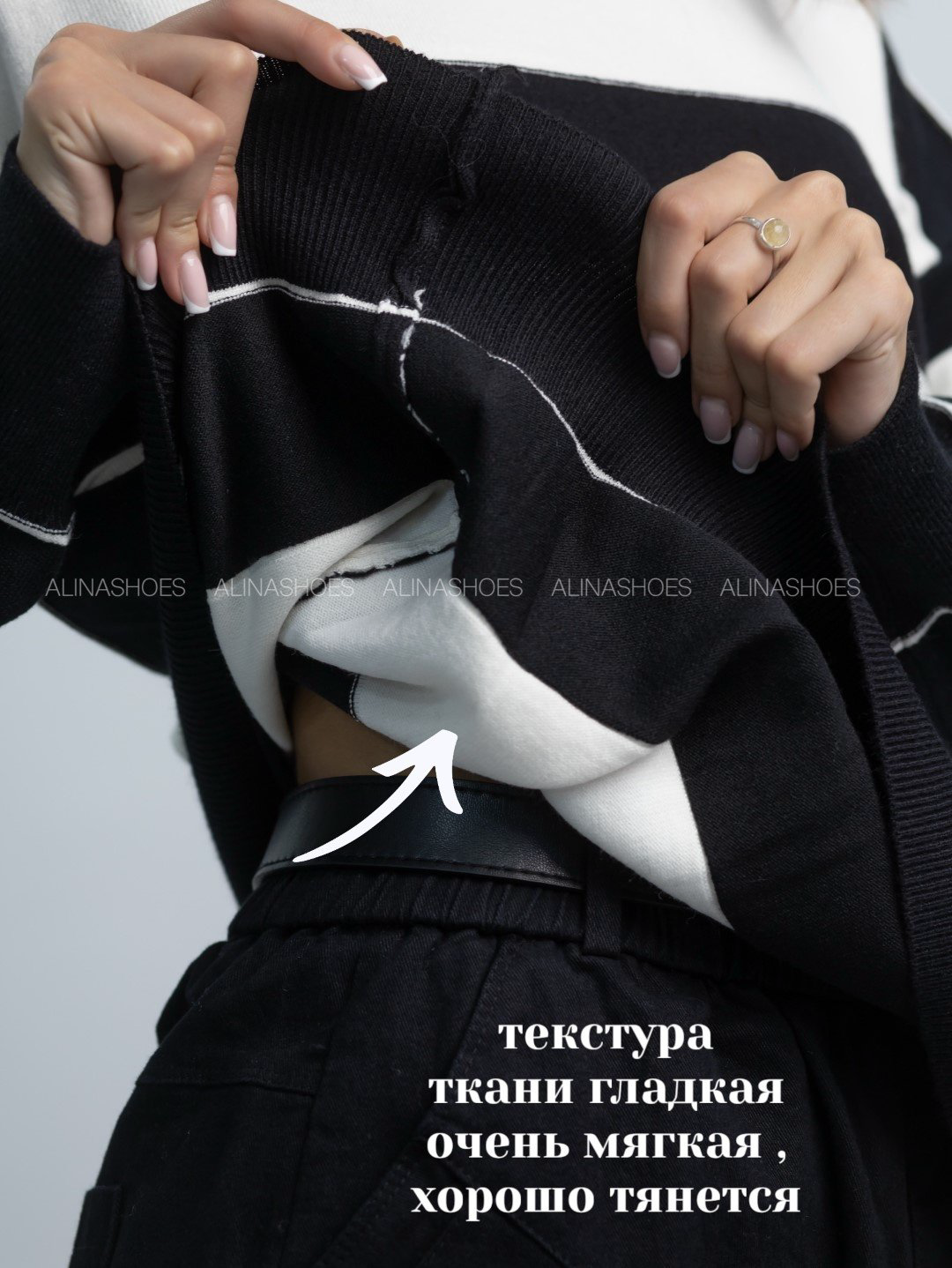 Джемпер alinashoes черный купить,NaN
