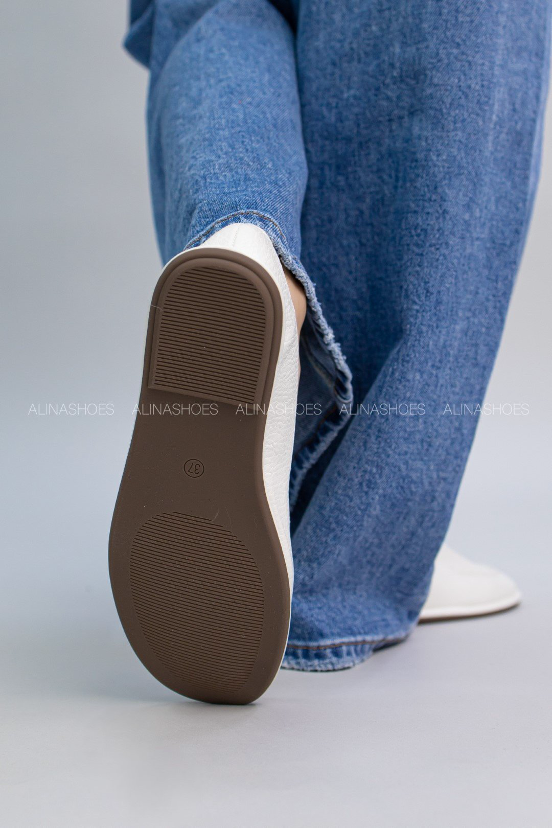 Мокасины alinashoes белый купить,NaN