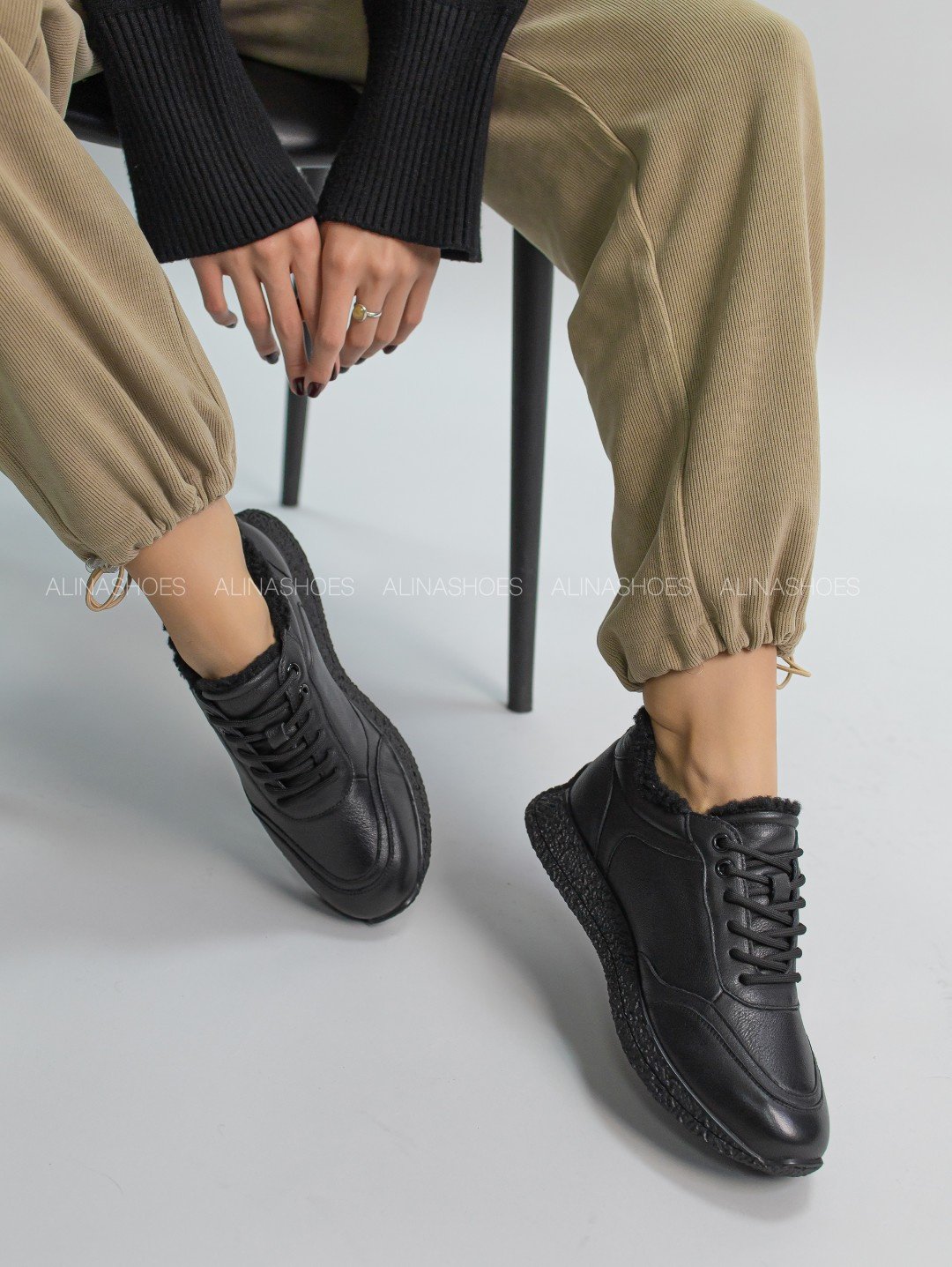 Кроссовки alinashoes черный купить,NaN