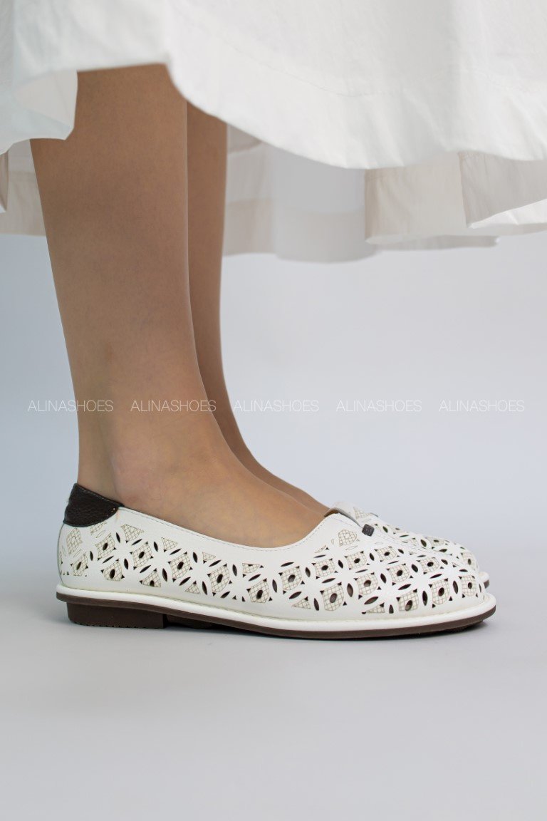 Балетки alinashoes white 39 купить,NaN