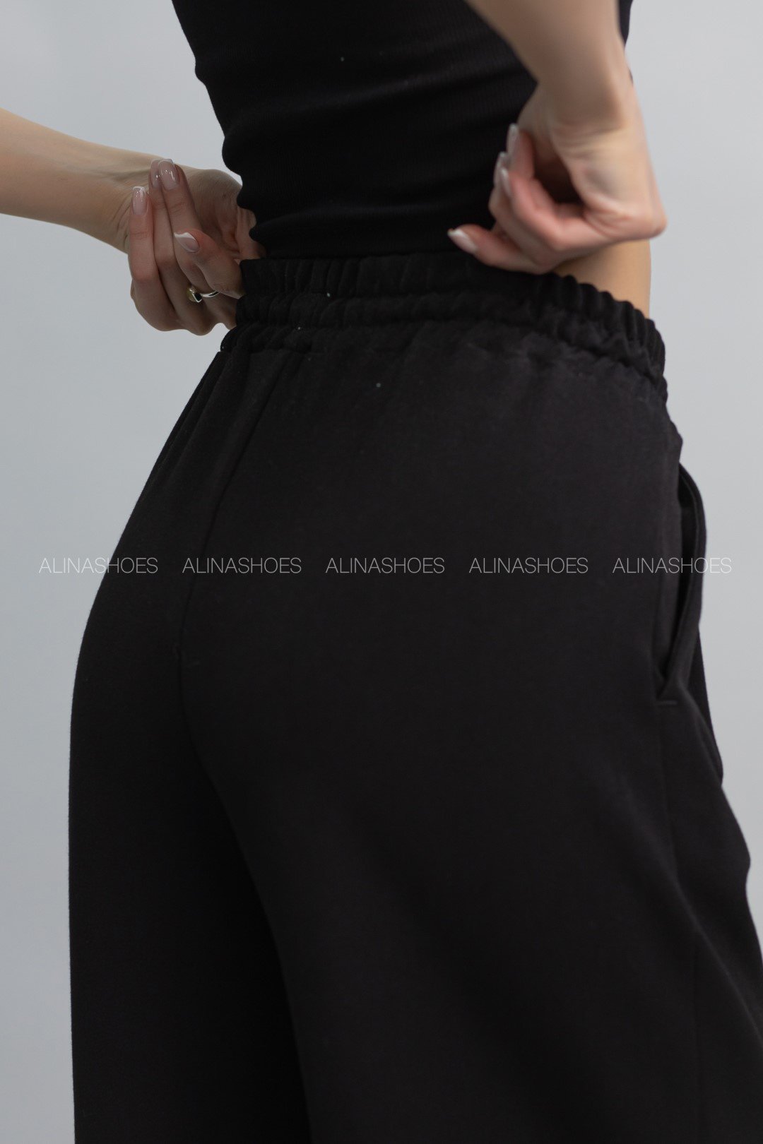 Повседневные брюки alinashoes черный купить,NaN