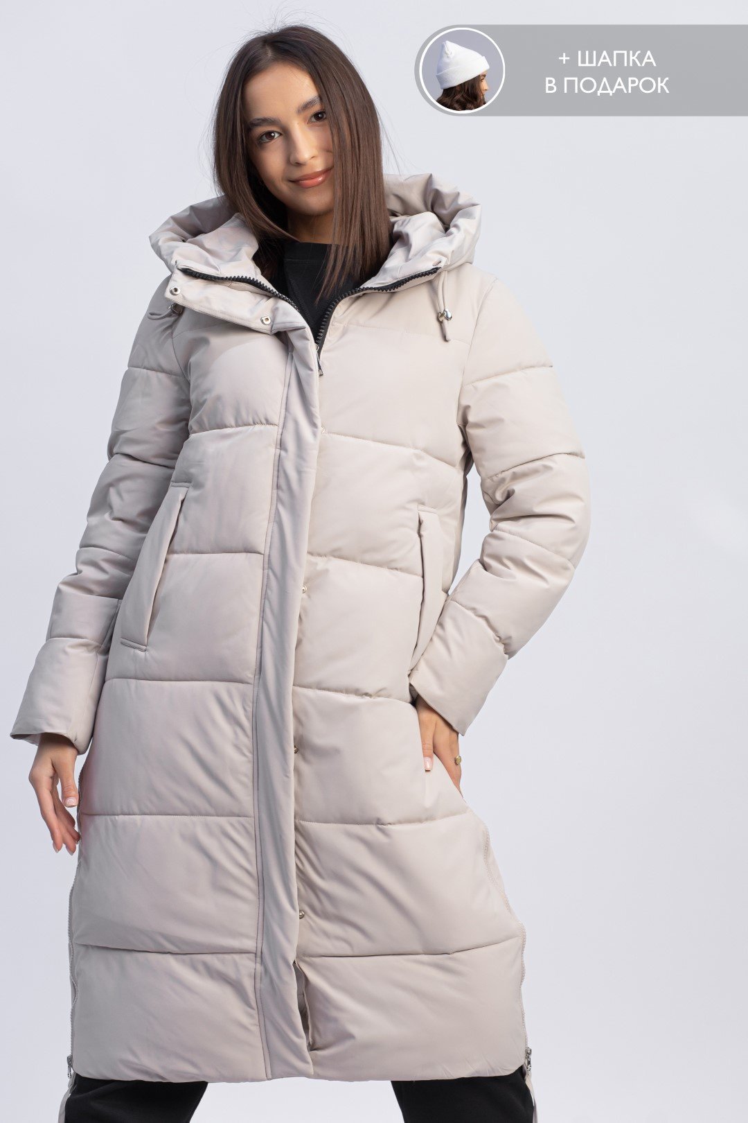 Зимняя куртка alinashoes бежевый купить,NaN