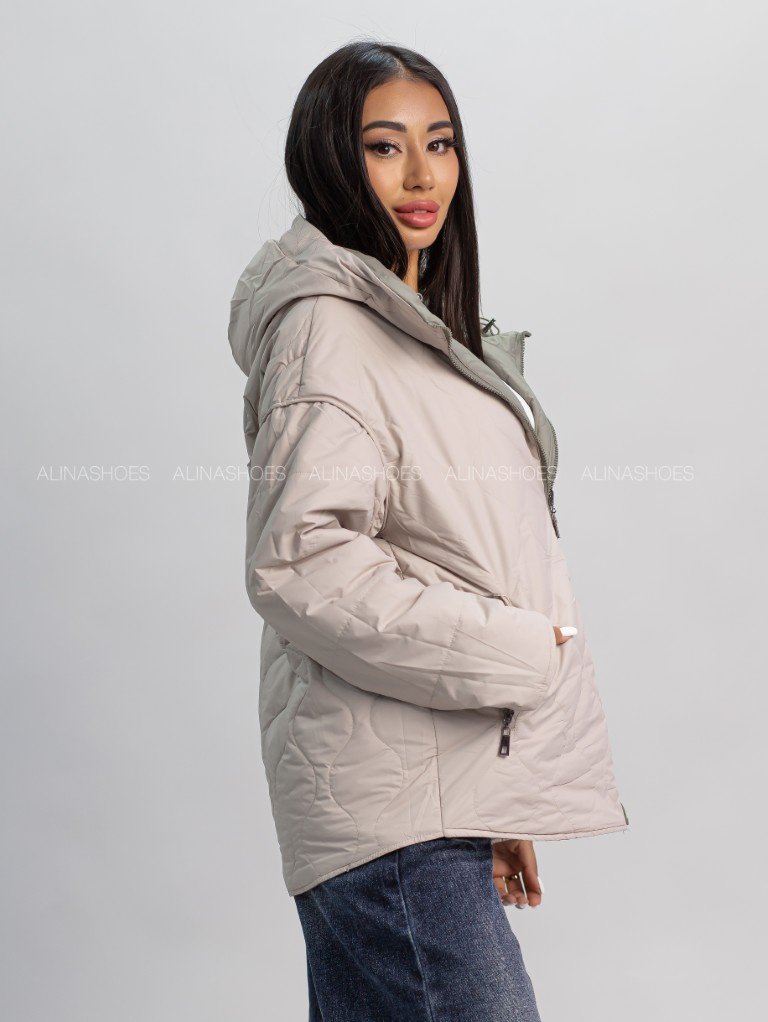 Демисезонная куртка alinashoes хаки купить,NaN