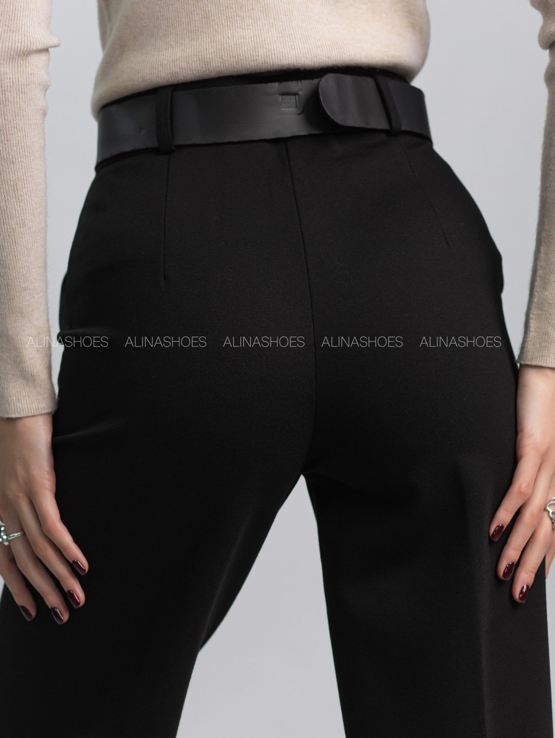 Повседневные брюки alinashoes черный купить,NaN